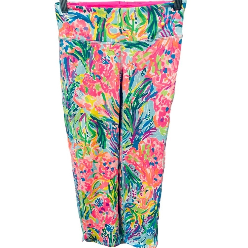 Lilly Pulitzer UPF 50+ Luxletic 21" Weekender Crop Legging XS Style 25219